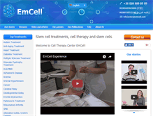 Tablet Screenshot of emcell.com